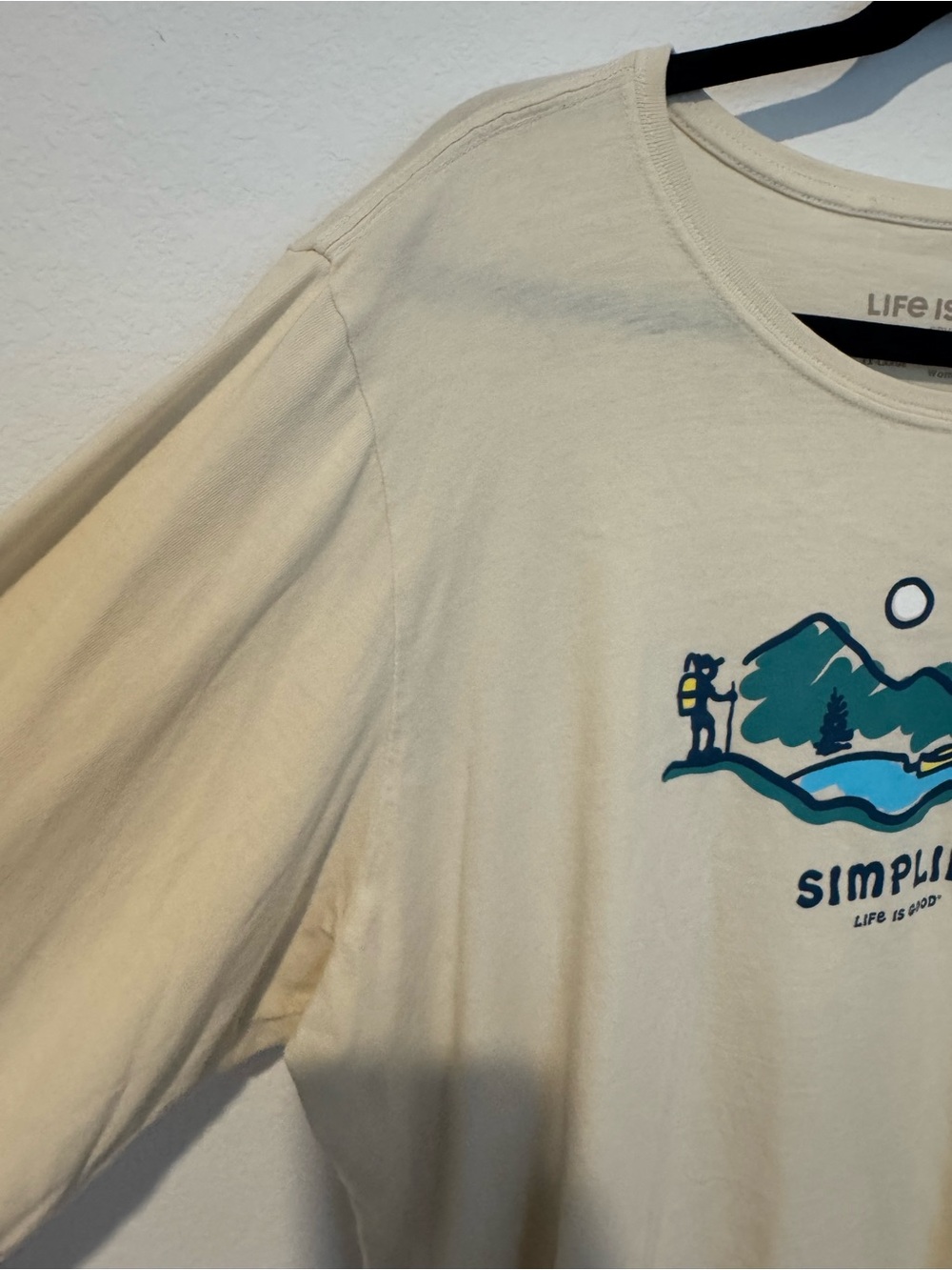 Life Is Good Crusher Long Sleeve Simplify Graphic Tee - Picture 5 of 8